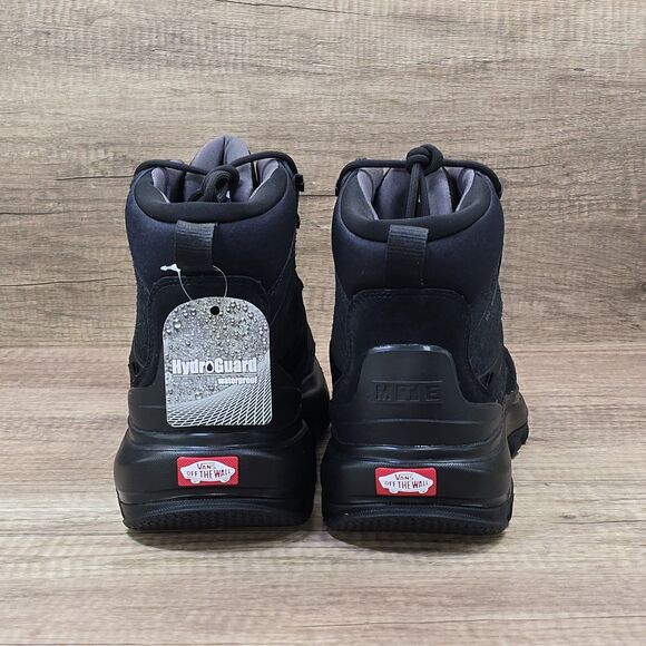 Vans MTE Crestline Waterproof Men's Sz 12 Triple Black Hiking Boots (500264) NEW - Picture 4 of 9